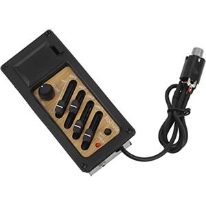 Omabeta Pickup per chitarra acustica , pickup piezoelettrico sostitutivo per preamplificatore per chitarra 7545R Frequenze regolabili per modificare e perfezionare il suono