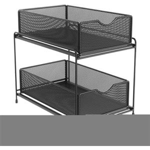 Generico Organizzatore per lavello da cucina - Carrello per lavello di grande capacità, Organizzazione per riporre gli oggetti da cucina su 2 livelli Scaffale multifunzionale per armadietto del bagno Dispensa