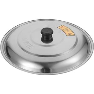 Amosfun Coperchio per Pentola Acciaio Inossidabile con Pomello Coperchio Multi-Funzione per Pentole Adatto per Wok Padella E Contenitori Accessorio per Casa Design Leggero E Resistente