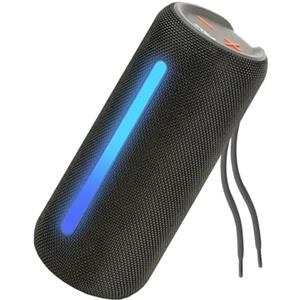MU LIN cassa bluetooth doccia Portatile Impermeabile cassa bluetooth potente, altoparlante bluetooth portatile, Luce RGB, AUX & Micro SD,NERO 1PZ