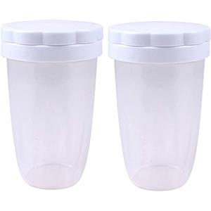 LATRAT 2 Pz Polvere Zucchero Spruzzatore Farina Spruzzatore con Coperchio Farina Siero Polvere Setaglio Zucchero Spruzzatore Polvere Polvere Cannella Polvere Farina Spezie Torta Cottura Aids Cucina