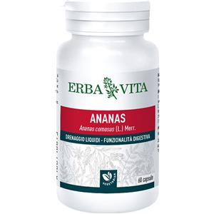 Erba Vita Ananas 60 Capsule - Drenaggio Liquidi e Funzionalità Digestiva