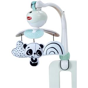 Tiny Love Take-Along - Mobile per bambini 3 in 1, 0+ mesi, per culla, box o passeggino, multifunzione con elementi di fissaggio, 5 melodie, 30 minuti di musica ininterrotta, nero e bianco