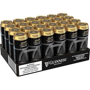 Guinness Birra Guinness Draught Original in Lattina per Spillatore Guinness | Spillatore Non Incluso | Confezione da 24 Lattine da 558ml