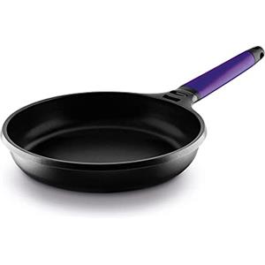 Fundix Castey Padella a induzione in Alluminio Antiaderente con Manico Rimovibile, ⌀ 22 cm, Colore: Viola