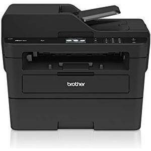 Brother MFC-L2750DW Stampante Multifunzione Laser 4 in 1 Bianco e Nero, Velocità di Stampa 34 ppm, Scheda di Rete Cablata, Wi-Fi, NFC, Fronte-Retro Automatico, ADF da 50 Fogli, Display Touchscreen