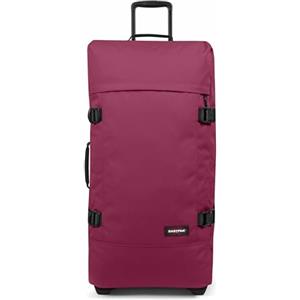 Eastpak Tranverz L Valigia Grande 121L (79 x 40 x 33 cm), trolley viaggio con ruote, bagaglio resistente e capiente, doppio scomparto, manico telescopico e TSA lock - WINE BURGUNDY