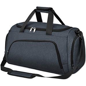 NUBILY Borsone Palestra Uomo Borsa Sportiva con Scomparto Scarpe Grande Impermeabile Borsone da Viaggio Borse per Donna 40L Blu Scuro