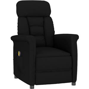 vidaXL Sedia da massaggio Nero 70.5 x 96.5 x 95 cm Pelle sintetica, Poltrona moderna, ergonomica con massaggio, reclinabile, terapeutica, perfetta per relax a casa