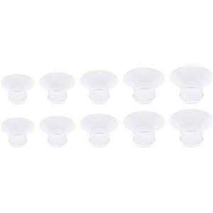 Generic Inserti Flangiati per Tiralatte Indossabili in Silicone 10 Pezzi per la Sostituzione della Pompa M5 M9, Materiale Sicuro per un Comodo Utilizzo in Movimento