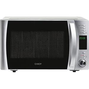 Candy COOKinAPP Forno a Microonde con Grill, 22 Litri, 800W, 40 Programmi, App Simply-Fi, Funzione ECO, Programma Baby, Child Lock, Libera Installazione, 46,1 x 36,5 x 29 cm, Argento - CMXG22DS