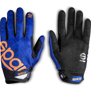 Sparco Meca 3 Guanti Taglia 10 (M) Blu/Arancio