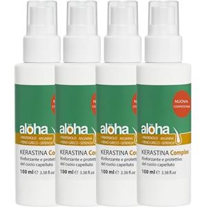 ALOHALABS Kerastina Complex 400ml - Spray Anticaduta Capelli Extra Forte - Rinforza Bulbo e Stimola Ricrescita - Uomo Donna con Serenoa e Fieno Greco