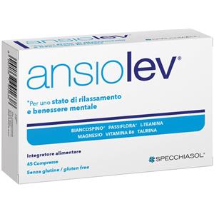 Specchiasol Ansiolev - Integratore per Benessere Mentale con Magnesio e Vitamina B6, 45 Compresse