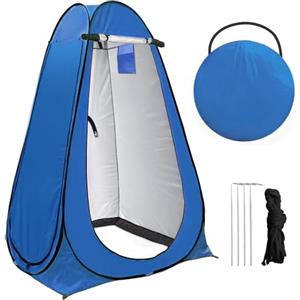 Exsink Tenda doccia pop-up, Tenda da toeletta portatile per campeggio, protezione UV, con borsa per il trasporto e accessori, per campeggio, spiaggia e attività all'aperto