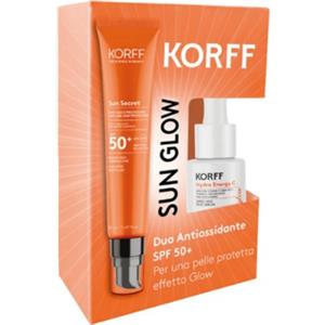 Korff - Sun Cofanetto Fluido Solare Viso Antimacchie Spf50+ 50 Ml + Siero Viso Idratante Omaggio 10 Ml