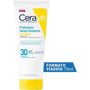 CeraVe Protezione Solare Idratante Invisibile SPF30 - 75 ml con Ceramidi Essenziali