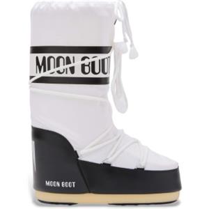 Moon Boot per donna. 80D1400440 Stivali Icon Nylon neri, bianchi [3179161], Bianco, Basso, Nessuno, Casual, Neve