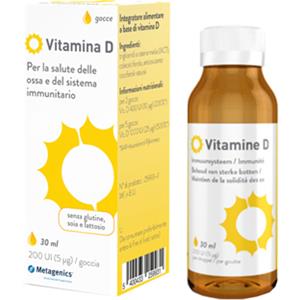 Metagenics Vitamina D Liquido 30ml - Supporta il sistema immunitario e la salute delle ossa