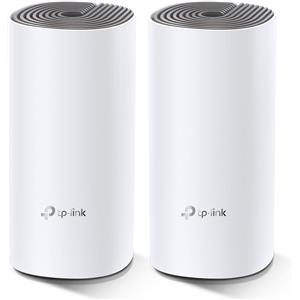 TP-LINK ACCESS POINT AC1200 MESH QUALCOMM 867/300MBPS 2P 10/100 2 UNITA' - DECO E4(2-PACK)