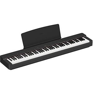 Yamaha P-225 Digital Piano - Pianoforte Digitale leggero e portatile, con Tastiera Graded Hammer Compact, 88 Tasti Pesati e 24 Suoni di Strumenti, Nero