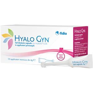 Fidia Hyalo Gyn Gel Idratante Vaginale - 10 Applicatori Monodose da 4 gr con Hydeal-D 0,2%