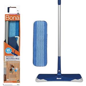 Bona microfiber mop premio, large head flat floor mop, detersivo pavimenti parquet, mocio, scopa per pavimenti, microfibra, flessibile, porta panno grande, girevole