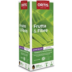 Ortis Frutta & Fibre Azione Delicata 250ml - Integratore per un Transito Intestinale Regolare, Adatto a Bambini e Donne in Gravidanza