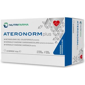 ATERONORM PLUS - Integratore con Berberina, Mela Annurca e Amaranto per il Metabolismo del Colesterolo e la Salute del Cuore - 60 Compresse