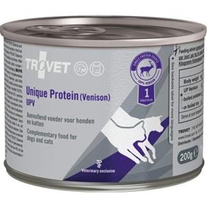 Trovet Unique Protein Cervo - Cibo umido per cani e gatti, 200g, senza allergeni