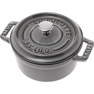 Staub mini casseruola-cocotte 10 cm, 0,25 l grigio