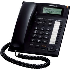 Panasonic KX-TS880EXB telefono Telefono analogico Nero Identificatore di chiamata