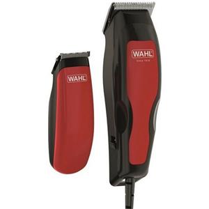 Wahl Home Pro Combo Kit Tagliacapelli Elettrico con Rasoio a Batteria Nero Rosso