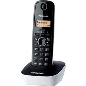 Panasonic Telefono cordless Panasonic KX-TG1611, ID chiamante, 15 ore di conversazione, DECT