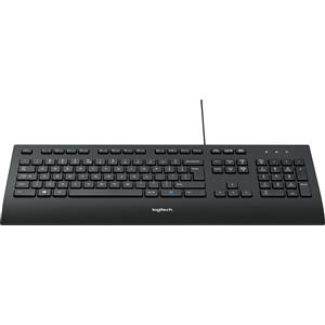 Logitech K280E Pro f/ Business, dimensioni complete (100%), cablato, USB, QWERTY, nero