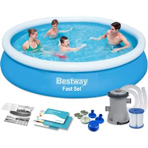 Bestway Piscina per bambini da giardino 366 x 76 cm set 9in1 Bestway 57274