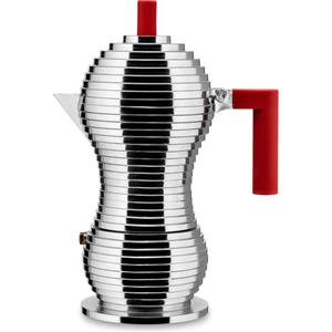 Alessi Pulcina Caffettiera 6 Tazze in Fusione d'Alluminio - Design di Michele De Lucchi