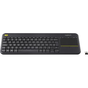 Logitech Wireless Touch Keyboard K400 Plus - Tastiera - senza fili - 2,4 GHz - Italiano - Nero