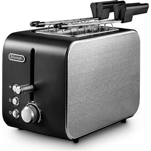 De'Longhi DeLonghi CTX 2203.BK Tostapane 2 Fette Nero Argento 550 W
