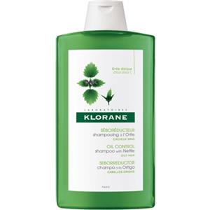 KLORANE Shampoo all'ortica 400 ml - Seboregolatore per capelli grassi con estratti di Urtica Urens L.