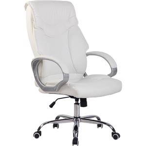 CLP Sedia da ufficio CLP Torro con sedile regolabile in altezza, bianco