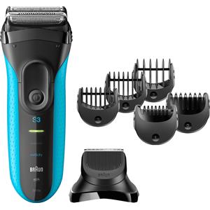Braun | Rasoio con rifinitore | Serie 3 Shave&Style 3010BT | Autonomia (max.) 45 min | Umido e asciutto | NiMH | Nero/Blu