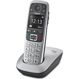 Gigaset Telefono Gigaset E 560 DECT Cordless Identificatore di Chiamata Nero Argento