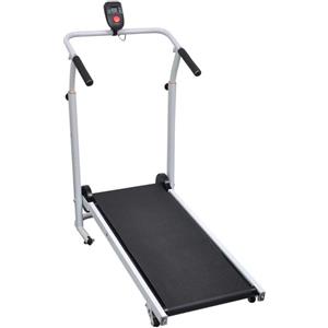 vidaXL Mini tapis roulant pieghevole 93x36 cm Nero