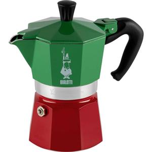 Bialetti Moka Express Italia - Caffettiera - 15,5 cm - 130 ml