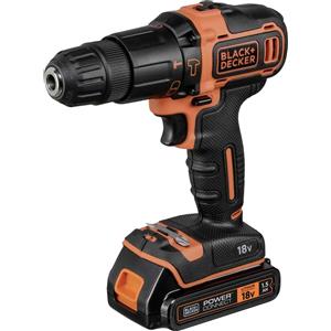 Black+Decker Black & Decker BDCHD18K-QW Black & Decker BDCHD18K Akku-Schlagbohrschrauber