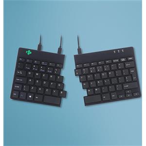 R-GO Tools RGOSP-USWIBL R-Go Split Tastatur US-Layout scwarz