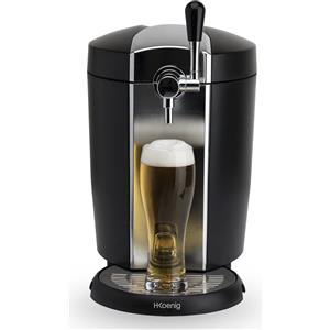 H.Koenig H. Koenig bw1778 Birra con raffreddamento per tutti i fusti universali da 5 l, 65 W, colore nero [classe di efficienza energetica B]