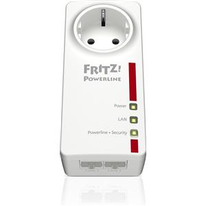 AVM FRITZ!Powerline 1220 Set Adattatori Rete Elettrica 1200 Mbit/s 2 Porte LAN Bianco