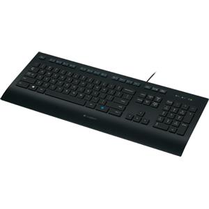 Logitech K280E Pro - Dimensioni complete (100%) - Cablato - USB - Nero